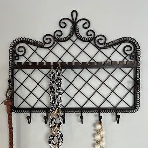 Jewelry, scarf, car key hanger (jewelry not included)